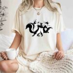 Looney Tunes Pepe Le Pew Penelope Portrait 1 T Shirt