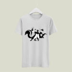 Looney Tunes Pepe Le Pew Penelope Portrait 5 T Shirt