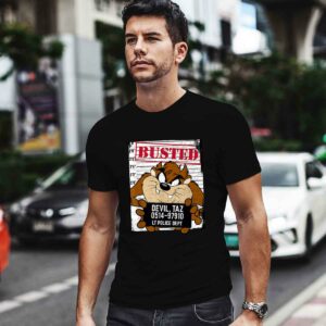 Looney Tunes Taz Busted 0 T Shirt