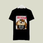 Looney Tunes Taz Busted 2 T Shirt