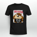 Looney Tunes Taz Busted 4 T Shirt
