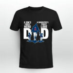 Los Angeles Angels Dad sons first hero daughters first love 3 T Shirt