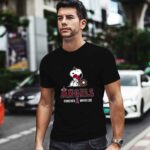Los Angeles Angels Forever Win Or Lose Baseball Snoopy 1 T Shirt