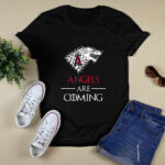 Los Angeles Angels stark house are coming funny Game of Thrones 3 T Shirt