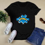 Los Angeles Chargers Autism 3 T Shirt