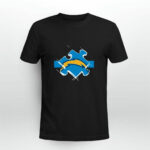 Los Angeles Chargers Autism 4 T Shirt
