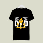 Los Angeles Chargers Dad a sons first hero a daughters first love 3 T Shirt