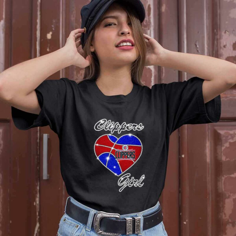 Los Angeles Clippers Girl Heart 0 T Shirt
