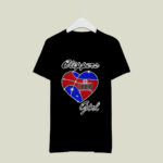 Los Angeles Clippers Girl Heart 4 T Shirt