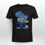 Los Angeles Dodgers Baseball Star Wars Baby Yoda 2021 3 T Shirt
