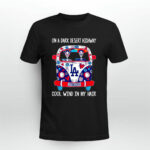 Los Angeles Dodgers On A Dark Desert Highway Cool Wind In My Hair 3 T Shirt
