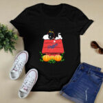 Los Angeles Dodgers Snoopy Pumpkin House 2 T Shirt