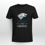 Los Angeles Dodgers stark house are coming funny Game of Thrones 3 T Shirt