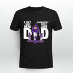Los Angeles Lakers Dad sons first hero daughters first love 4 T Shirt