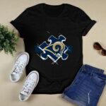 Los Angeles Rams Autism 4 T Shirt