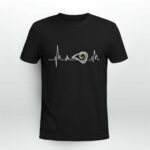 Los Angeles Rams Heartbea 3 T Shirt