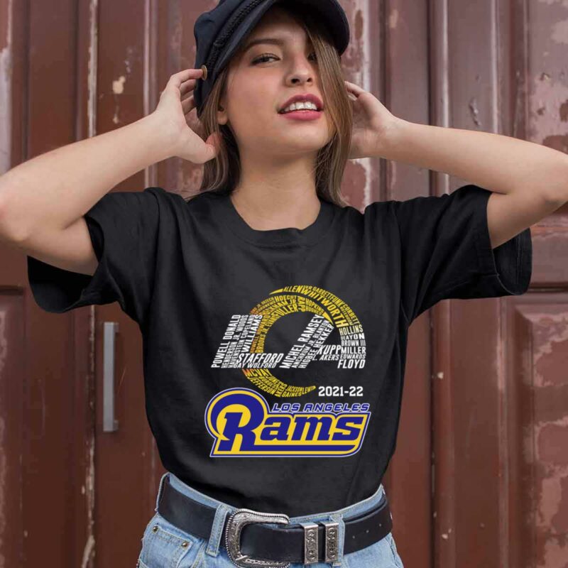 Los Angeles Rams Logo Two Sided 0 T Shirt