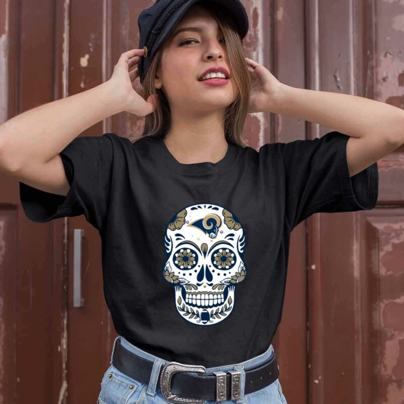 Los Angeles Rams Sugar Skull 0 T Shirt