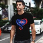 Louisiana Tech Bulldogs Twinkle Heart 2 T Shirt