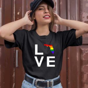 Love Orlando Florida for LGBT Gay Pride Pray Month 0 T Shirt