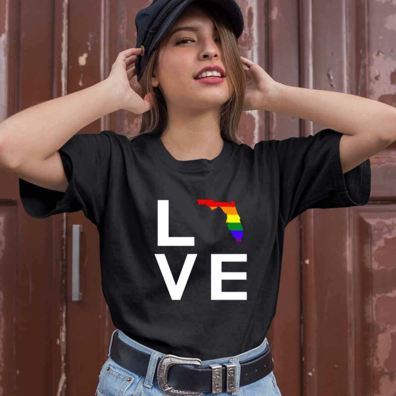 Love Orlando Florida For Lgbt Gay Pride Pray Month 0 T Shirt