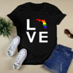 Love Orlando Florida for LGBT Gay Pride Pray Month 2 T Shirt