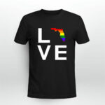 Love Orlando Florida for LGBT Gay Pride Pray Month 4 T Shirt