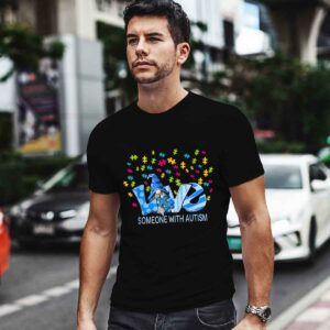 Love Someone With Autism Gnomes Autism Awareness 0 T Shirt