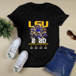 Lsu Tigers 2020 National Champions 1958 2003 2007 2019 4 T Shirt