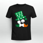 Lucky Irish mustache man 3 T Shirt