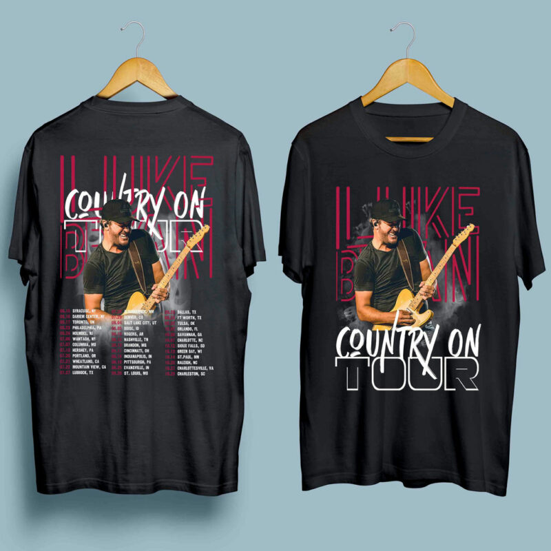 Luke Bryan Tour 2023 Front 4 T Shirt