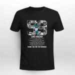 Luke Kuechly Carolina Panthers Thank you for the memories 3 T Shirt