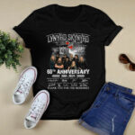 Lynyrd Skynyrd Gary Rossington 60th Anniversary 1964 2024 Thank You For The Memories 3 T Shirt