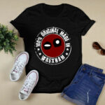Made in Wrexham 100 Deadpool Marvel 3 T Shirt