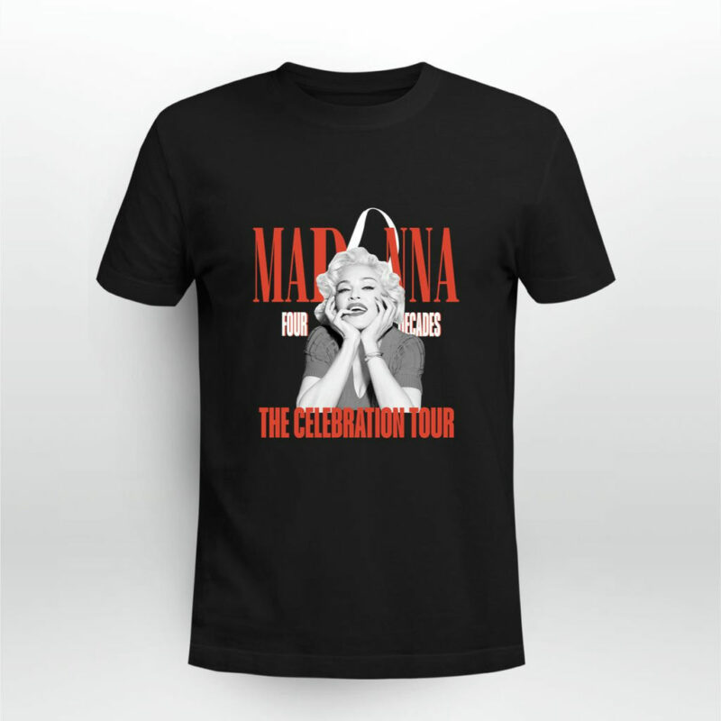 Madonna The Celebration Tour 2023 3 Front 4 T Shirt