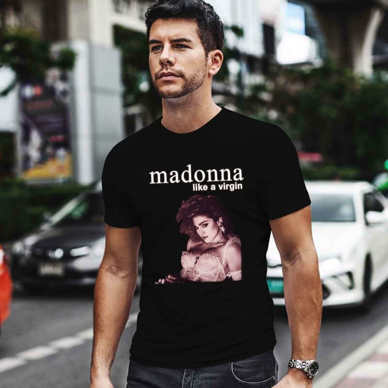 Madonna Virgin Rare Madonna Virgin Tour 1985 Virgin Tour Vintage Band Madonna 0 T Shirt