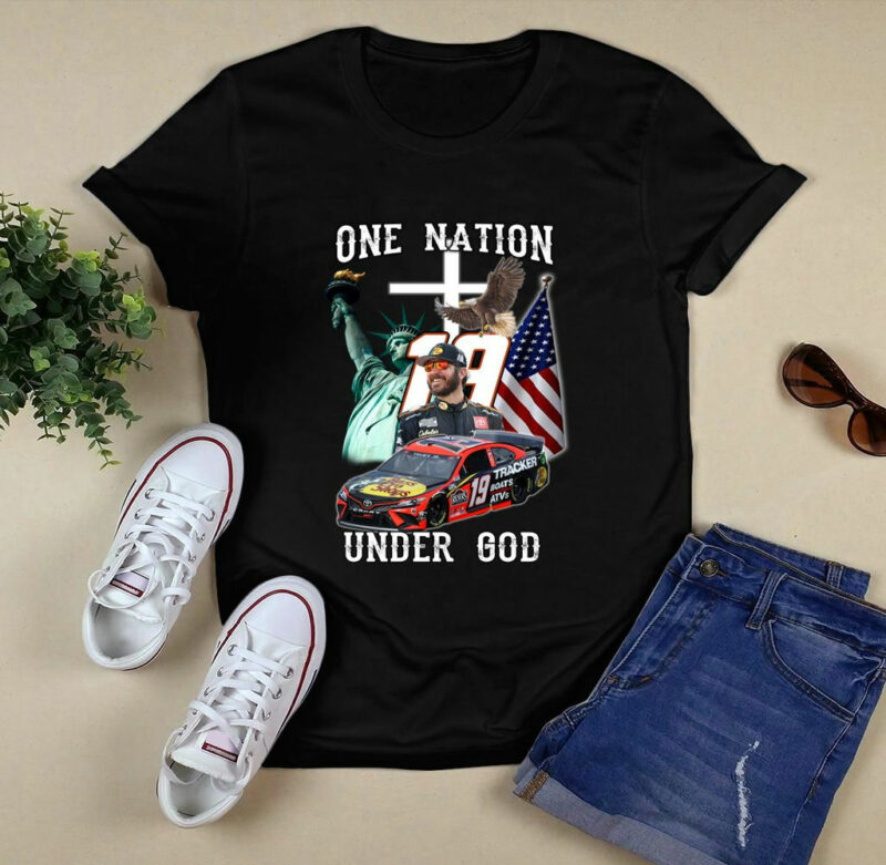 Martin Truex Jr Nascar One Nation Under God 0 T Shirt