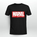 Marvel Paint Drip Red Brick Logo 3 T Shirt