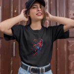 Marvel Spider Man Far From Home Web Swing Shatter Portrait 1 T Shirt