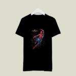 Marvel Spider Man Far From Home Web Swing Shatter Portrait 3 T Shirt