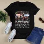 Marvel Studios 13Th Anniversary Signatures 2 4 T Shirt
