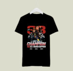 Max Verstappen 3 Times World Champion 2 T Shirt