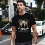 Megadeth 41st Anniversary 1983 2024 Signature Thank You For The Memories 0 T Shirt