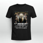 Megadeth 41st Anniversary 1983 2024 Signature Thank You For The Memories 3 T Shirt