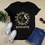 Megadeth Band Logo Signatures Member 2 T Shirt