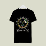 Megadeth Band Logo Signatures Member 4 T Shirt