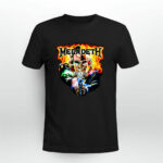 Megadeth The Death Metal American Concert Papa Ozzy Tour 2 T Shirt