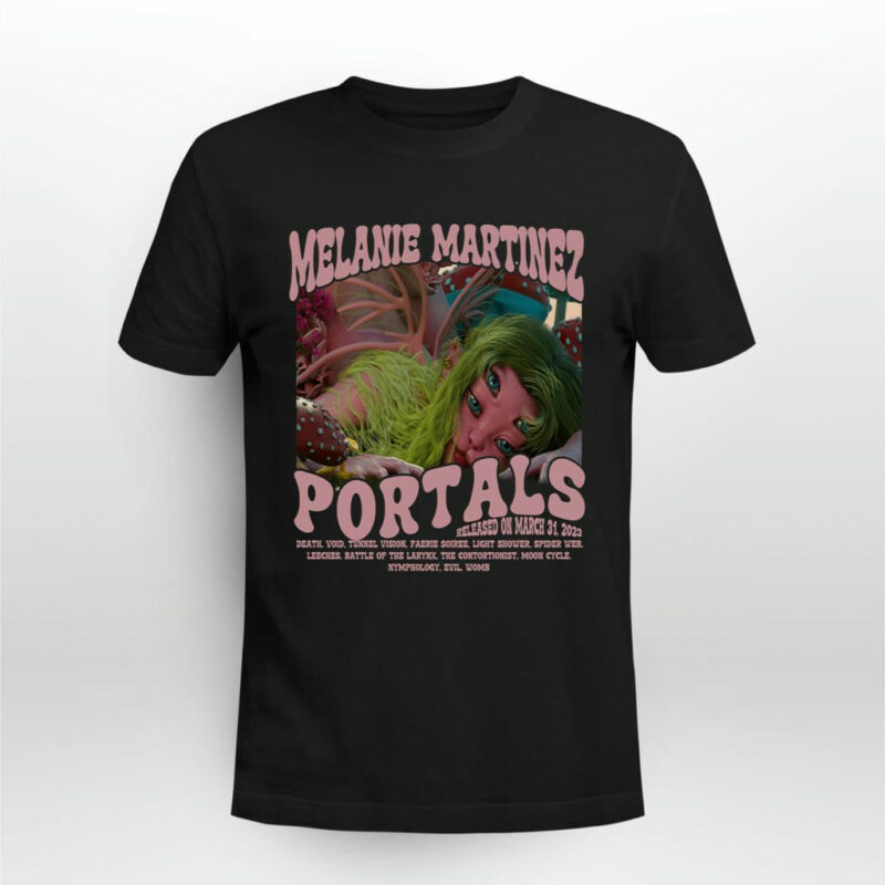 Melanie Martinez Portals Tour 2023 Front 1 4 T Shirt