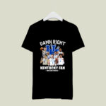 Mens Basketball Damn Right I Am A Wildcats Fan Now And Forever Signatures 1 T Shirt