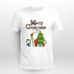 Merry Christmas Snoopy Charlie Brown Lucy van Pelt Linus van Pelt 4 T Shirt